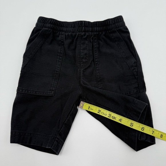 Tea Collection Toddler Boys Playwear Shorts 4 Faded Black Cotton French Terry - Picture 2 of 9